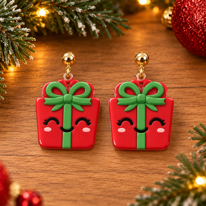 Christmas Character Acrylic Dangle Earrings