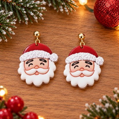 Christmas Character Acrylic Dangle Earrings