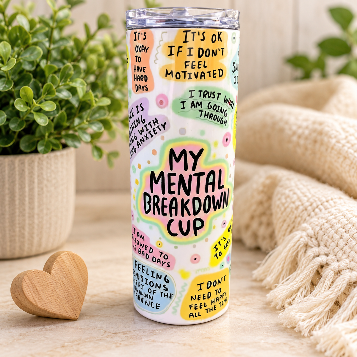 My Mental Breakdown Cup – 20 oz Sublimation Tumbler