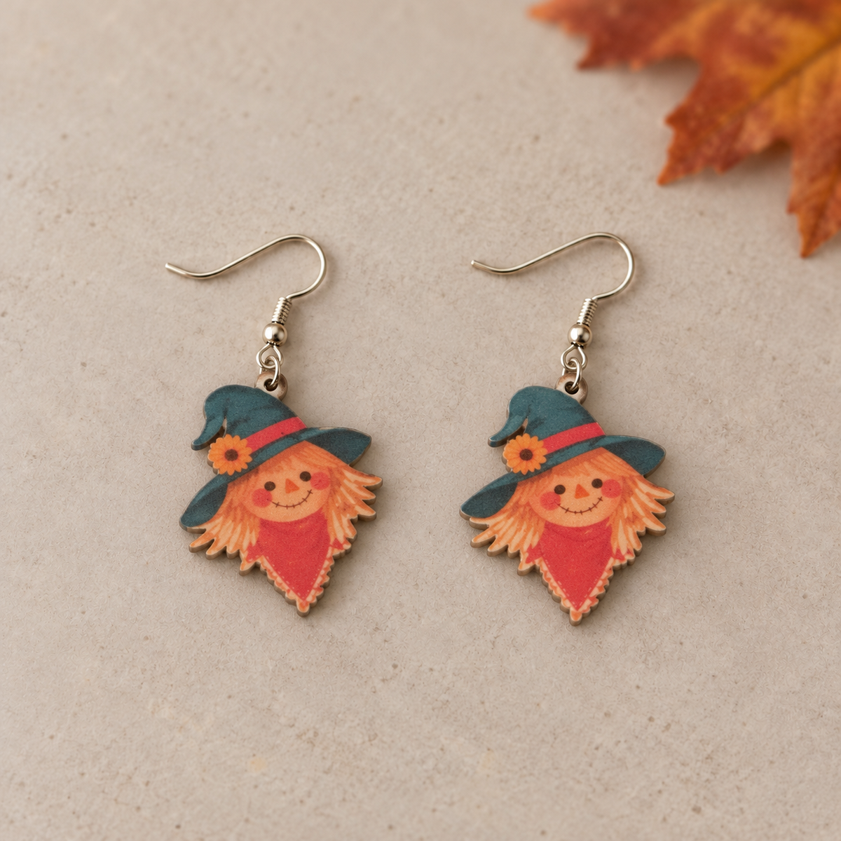 Fall Harvest Acrylic Dangle Earrings – 6 Styles.
