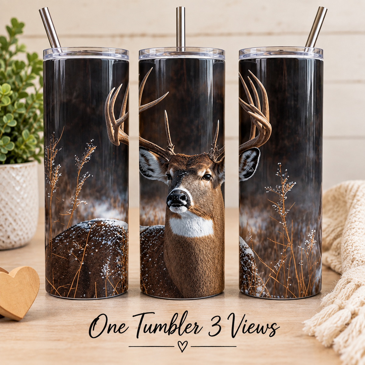 Whitetail Buck Tumbler